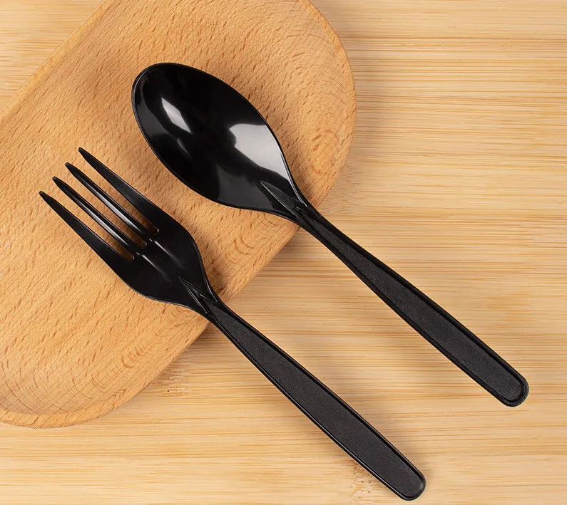 Factory cheap  PP Plastic spoon  disposable Individually Package spoon and forks
