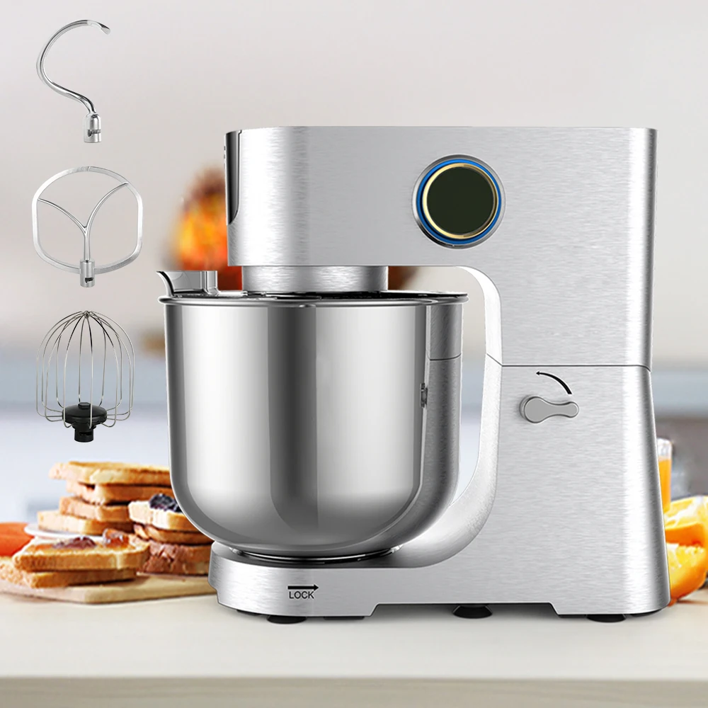 Сертифицированный 2000 Вт 2500 мощный кухонный смеситель большой емкости для выпечки комбайн