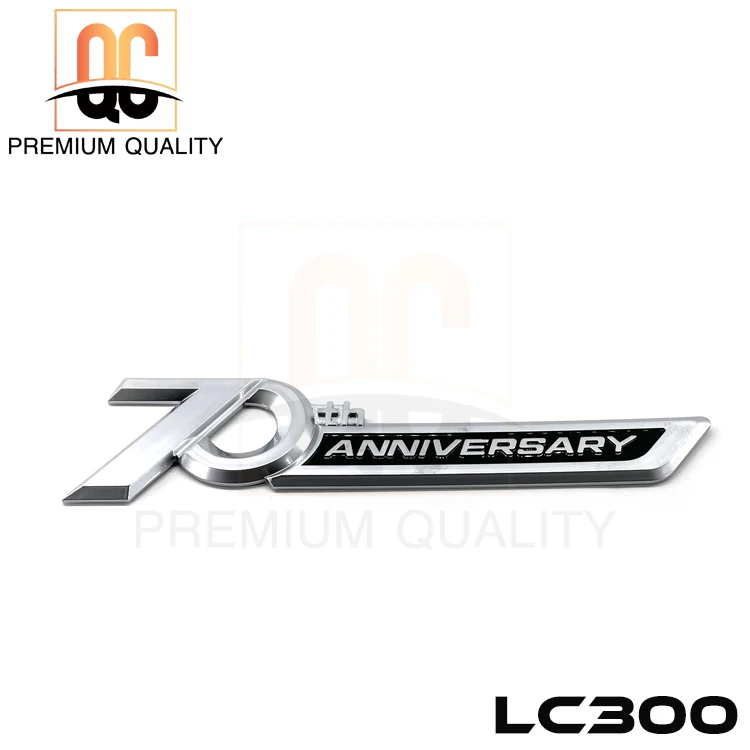 Auto spare parts 70th Anniversary rear fender emblem for Land Cruiser LC300