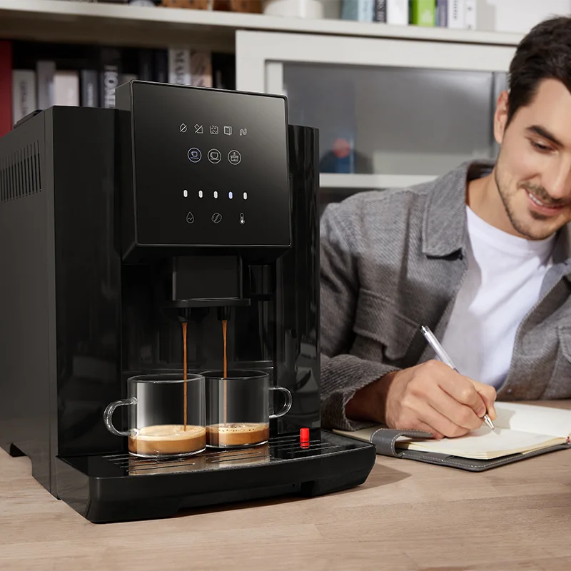 Factory Price Multifunctional Office Household Fully Automatic Espresso Coffee Maker Machine With Grinder