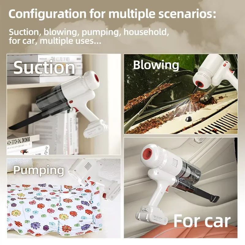 091 Cordless Vacuum Cleaner Household Vertical Wireless 6 in 1 Handheld Portable Cleaning Machine Vacuum Cleaner