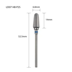 Tungsten Carbide Manicure Tools Accessories Drill Bit Cone For Professional Nails