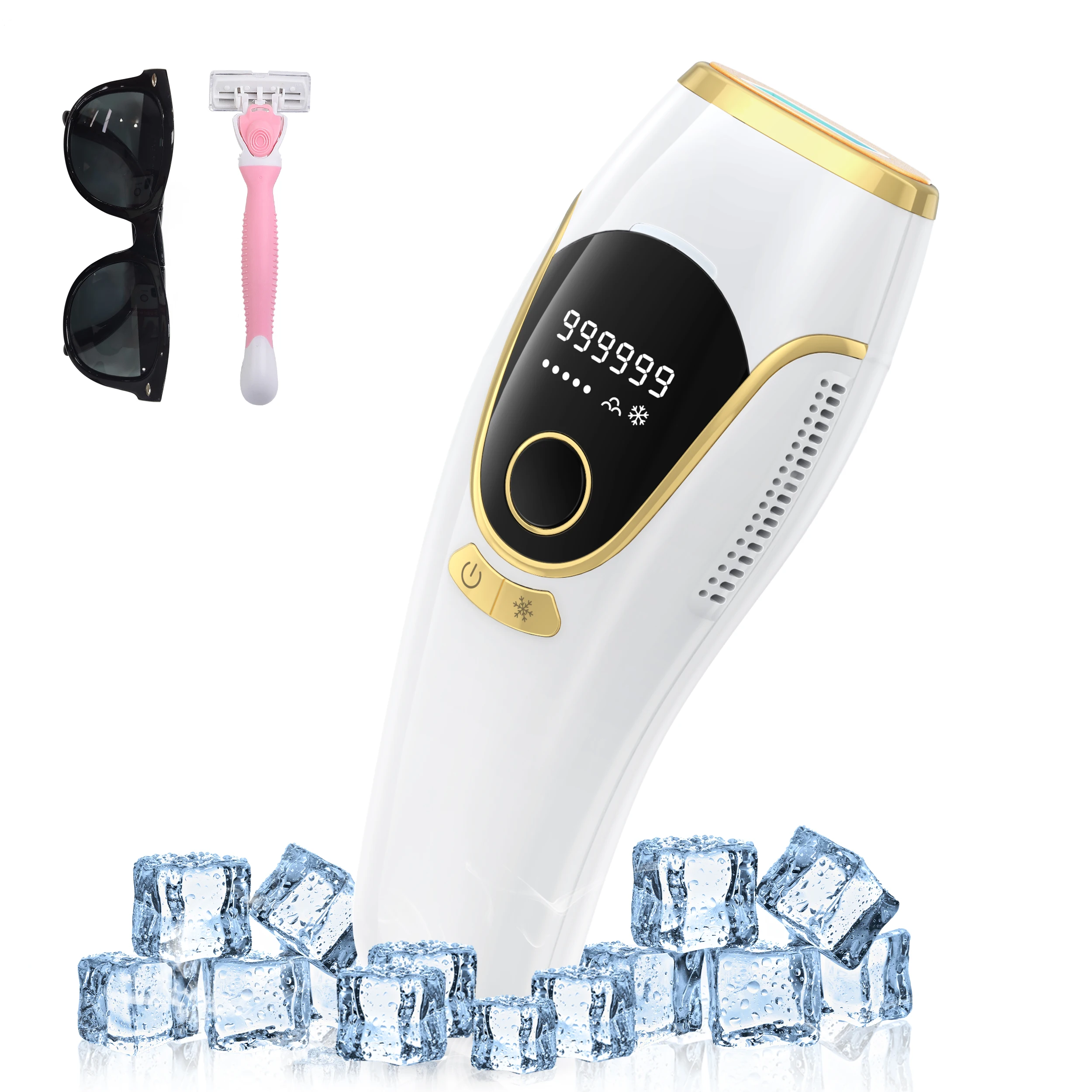 Electric Portable Ipl Home Laser Epilator Hair Removal Painless Facial Lazer Epilator Laser Epilator Hair Removal For Women