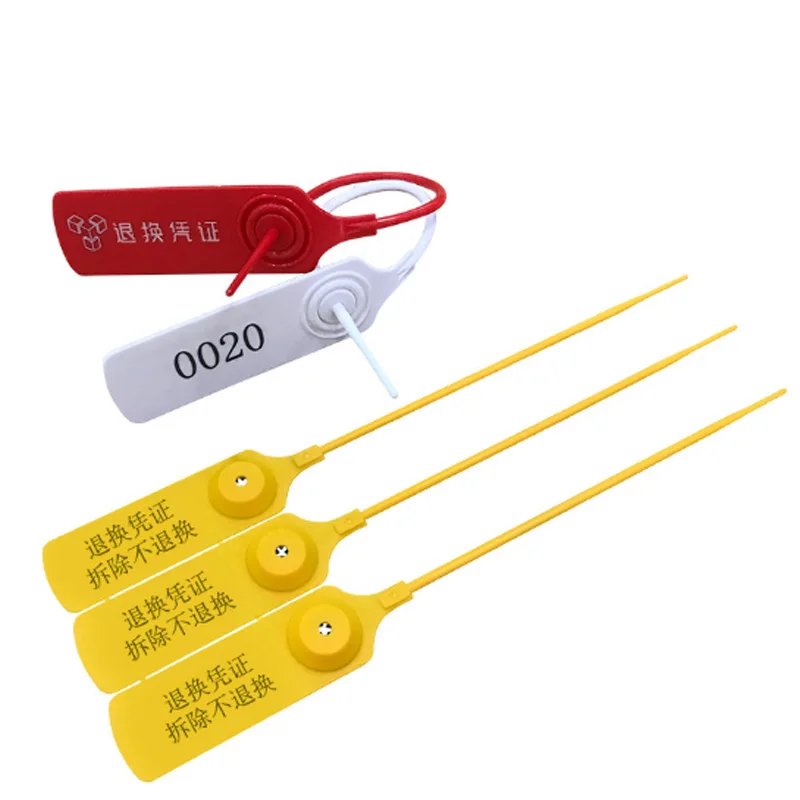 200mm Security Seal Pull Tight Packaging Plastic Seal Lock