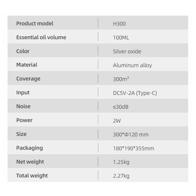 H300 Aroma diffuser AIR Humidifier