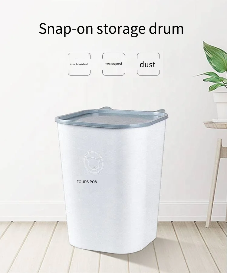 Dog Food Container with Spoon Pet Supplies Food Storage Container for Dog and Cat