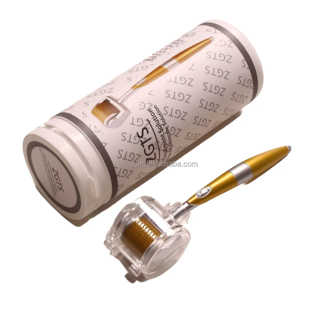 0.5mm 0.75mm 1.0mm 1.5mm 2.0mm 2.5mm 3.0mm  ZGTS Titanium 192 Pins Roller for Men Women Face Hair Beard Growth