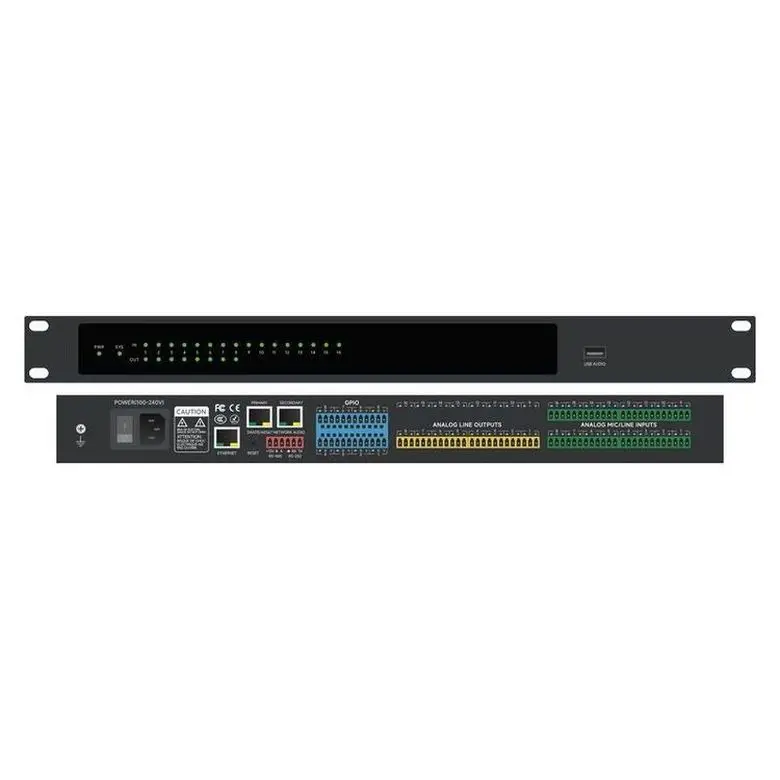 Factory Direct Supply DSP Audio Processor with Three-channel Microphone Input for Superior Professional Sound