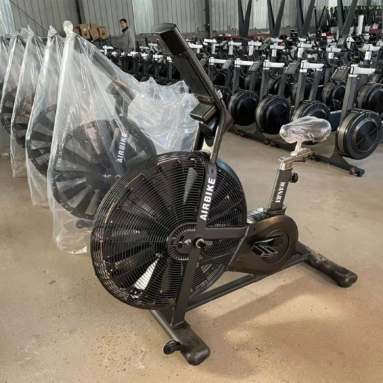 Latest Design Indoor Air Resistance Bike Exercise Bike Heavy Duty Fitness Gym Equipment Commercial Air Bike