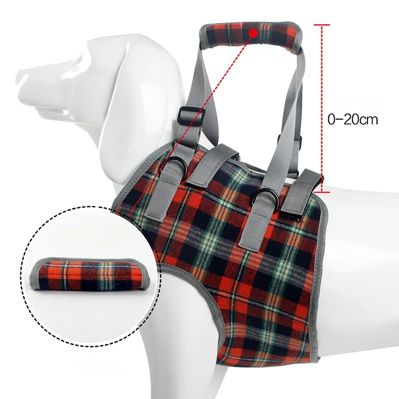 Pet Leg Harness Walking Support Dog Leg Brace With Hind Leg Disability Injured Elderly Dog Auxiliary Belt