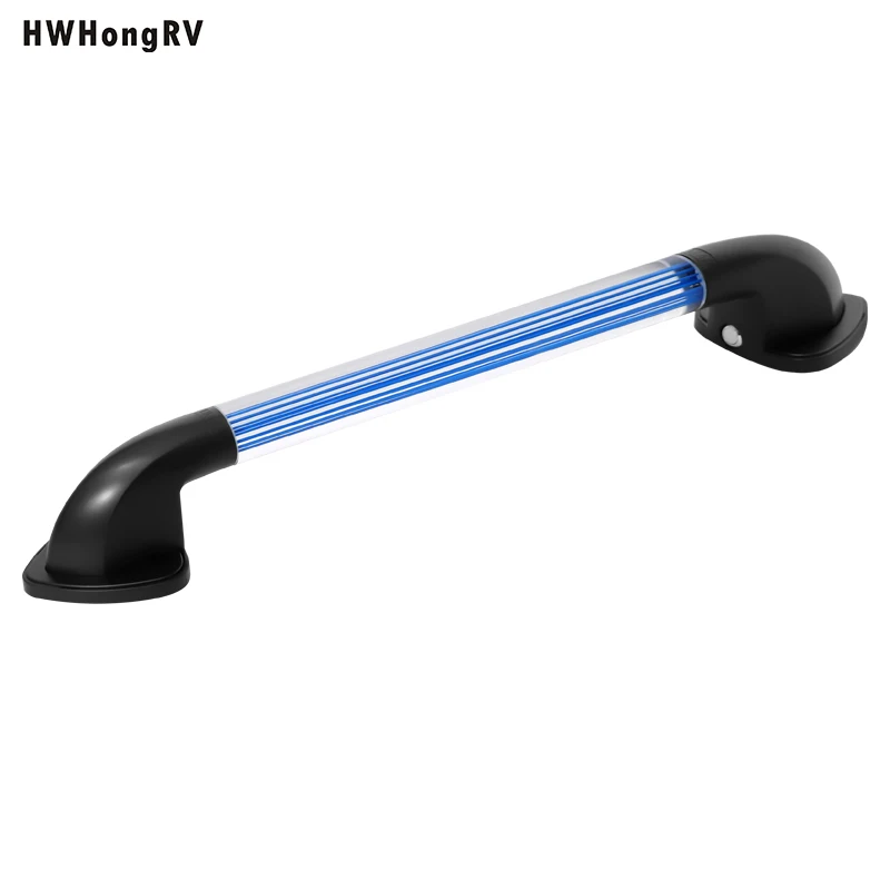 LED Lighted Grab Handle Illuminated Safety Grab Bar with 12V/24V LED Lighting for Campervan Yacht Boat RV Motorhome Staircase