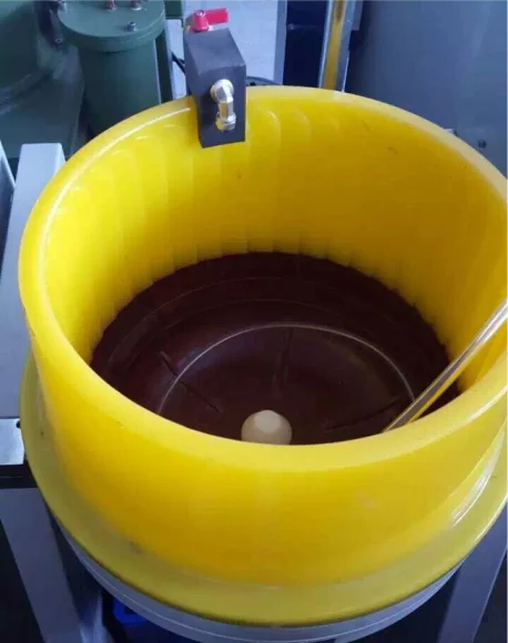 wet vibrator gold polisher centrifugal disk jewelry finisher