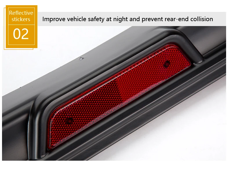 China Car Parts Wholesale Car Accessories Gloss Black Spare Parts Rear Bumper Diffuser Lip For Honda Accord 2018-2020