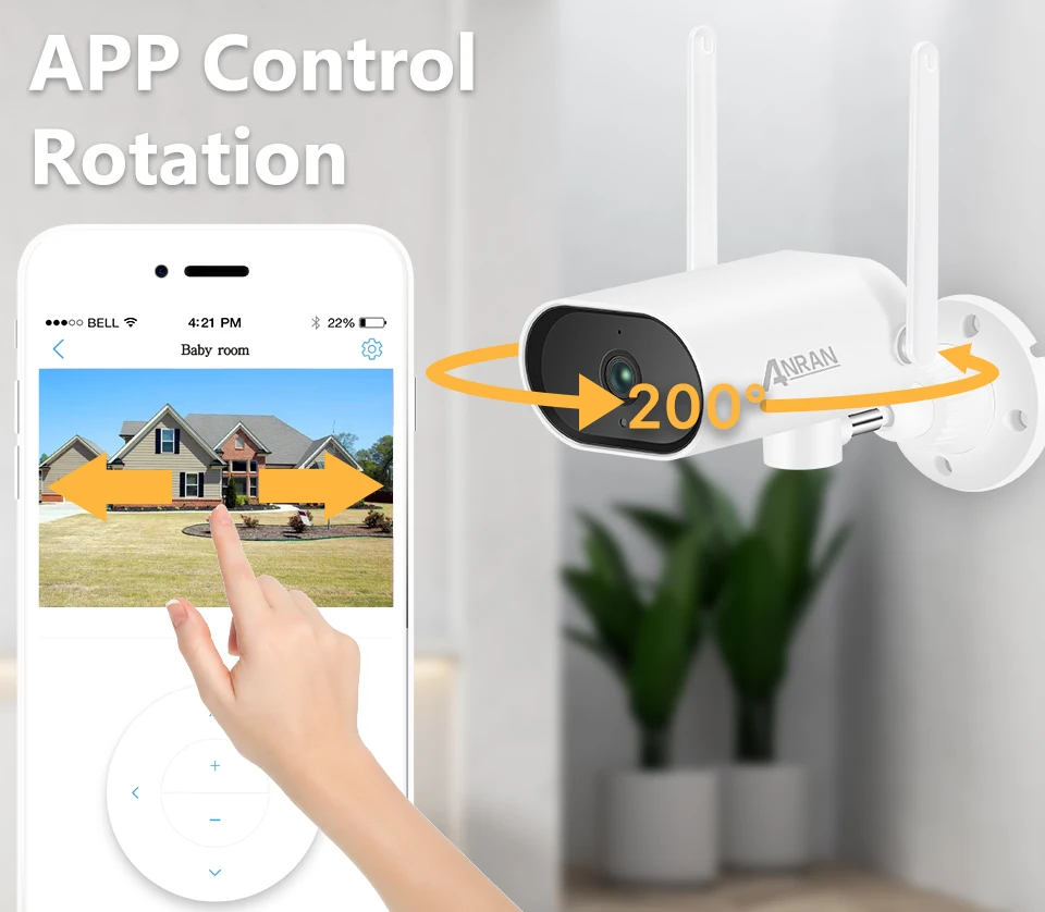 ANRAN 8-канальный сетевой видеорегистратор HD 3MP P2P видео водонепроницаемая ip камера для уличной съемки с Wi-Fi cctv комплект дома Беспроводная система безопасности