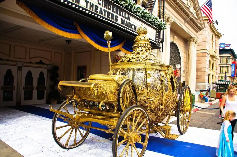 hollywood golden carriage made in China