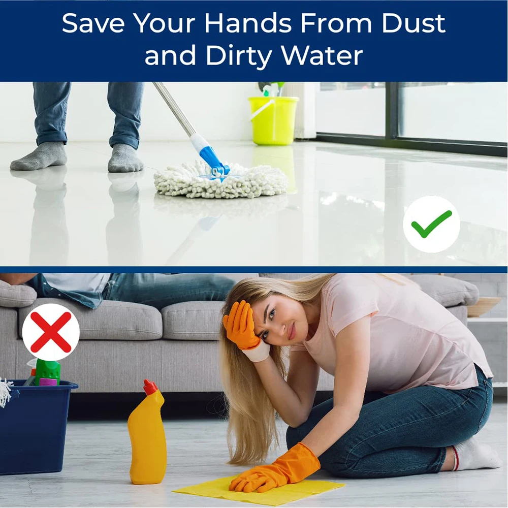 Microfiber Mop Replacement Heads Compatible with O Cedar Easy Replace and Deep Cleaning Microfiber Refills Mop Replacement Heads