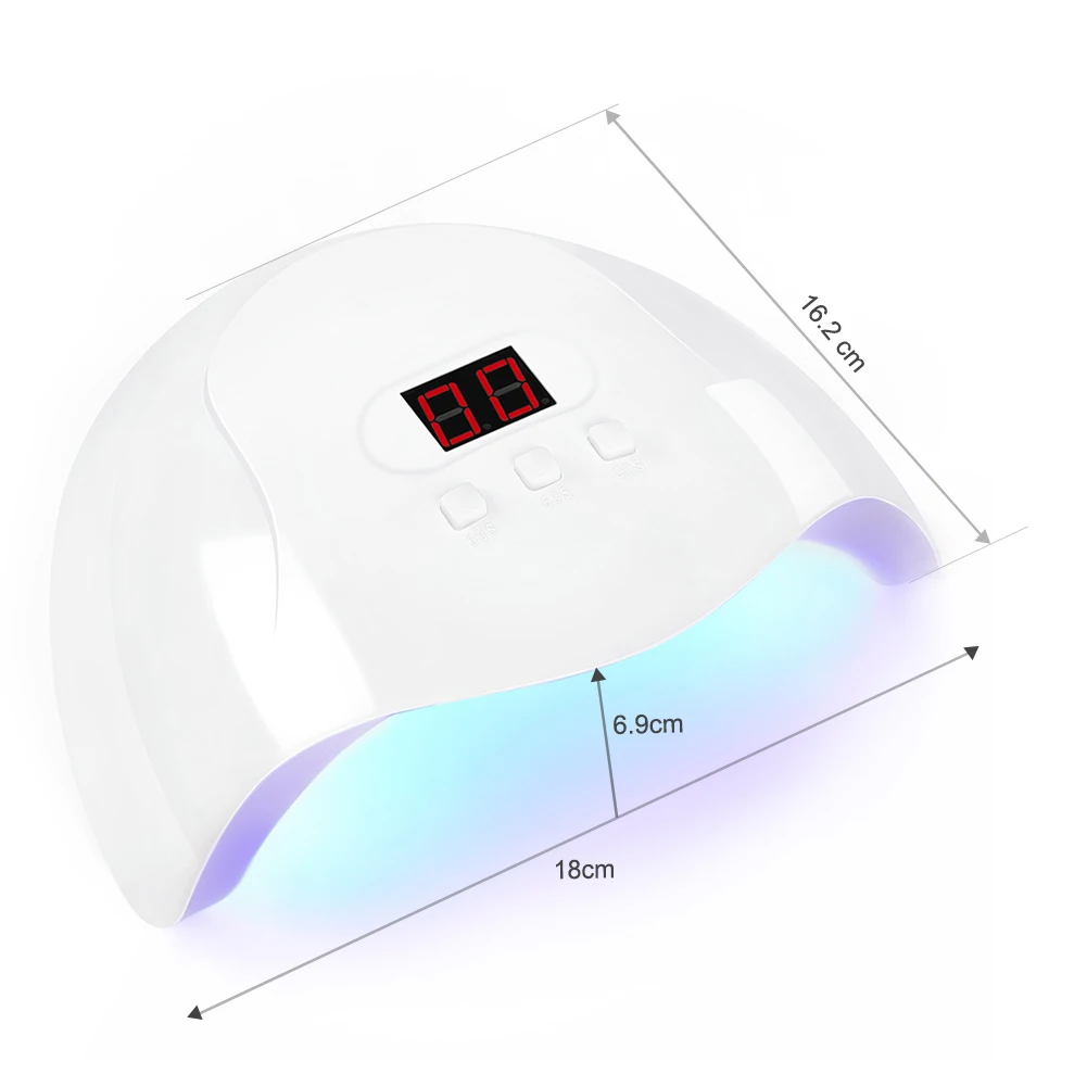 COSCELIA Hot Selling USB LED Nail Lamps with 18 LED Beads Lamp Nail Art Salon for UV LED Nail Gel Polish OEM Custom Logo