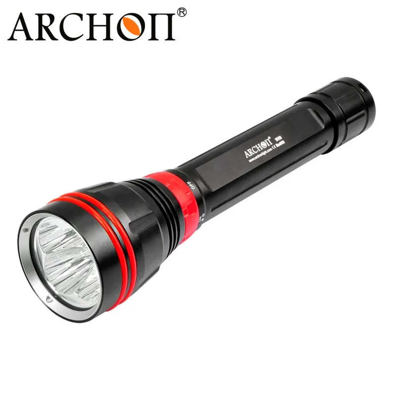 ARCHON DY02 WY08 WY08W 4000 Lumen Diving Dive Flashlight Underwater 100m Waterproof Torch Lighting Lamp With 26650 Battery