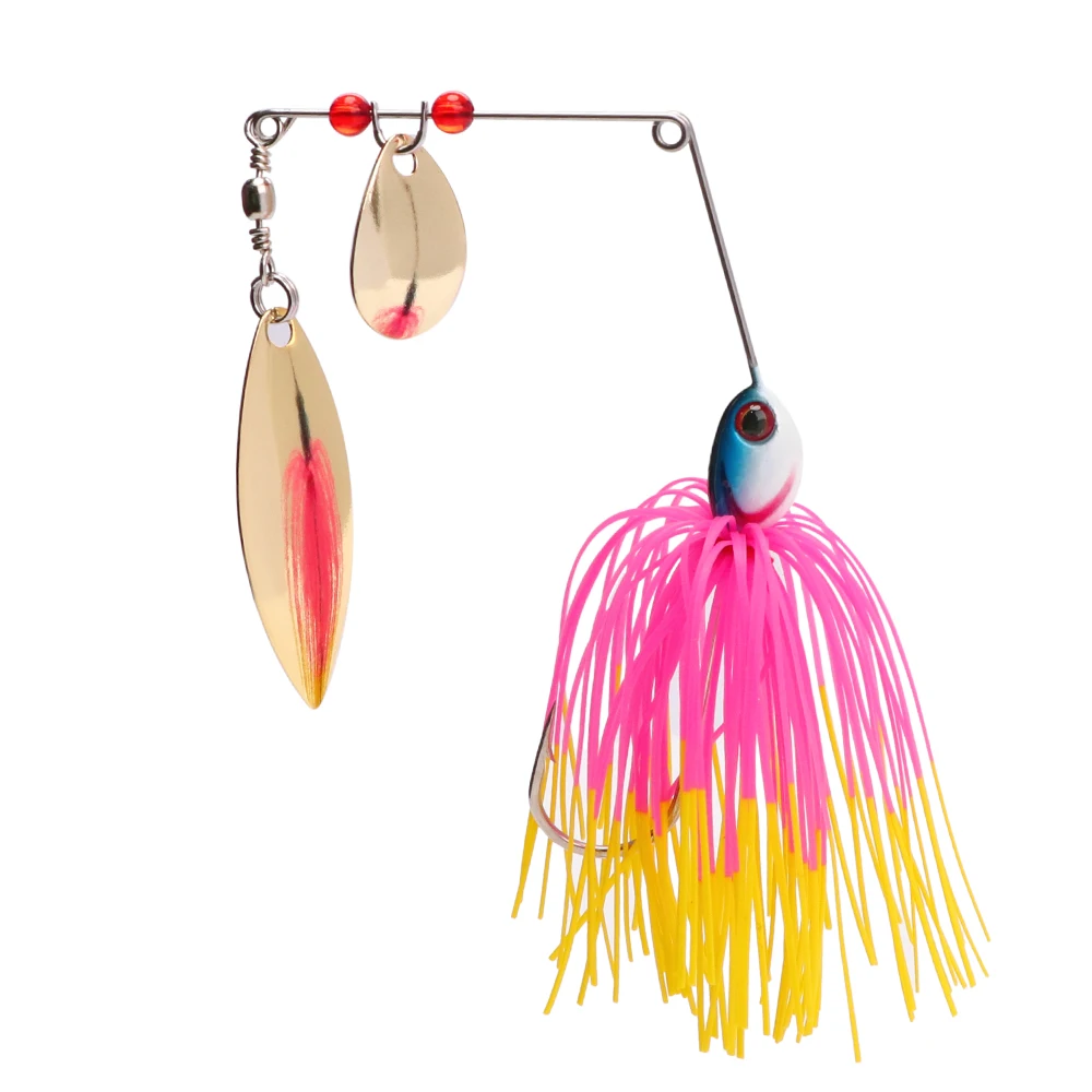 Silicon Skirts Jig Spoon Spinner Fishing Lures Buzz Baits