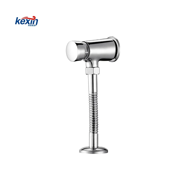 New Design Manual Time Delay Urinal Bowl Flush Valve Push Button Brass Flush Valve For Toilets