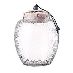 Hot sales!Customized Spice Nut Candy Loose Tea Glass Storage Jars Glass Canister for Kitchen Customized Logo and packing OEM ODM