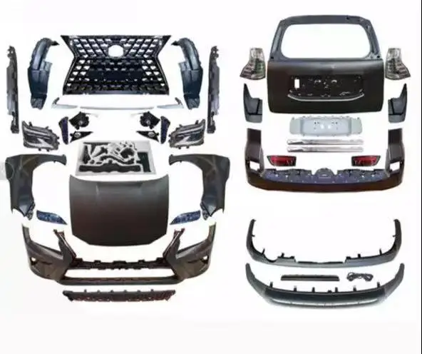 JD auto High quality Body Parts for Prado to Lexus GX460 Body Kit with Front Bumper Grille Head Light Tail Lamp