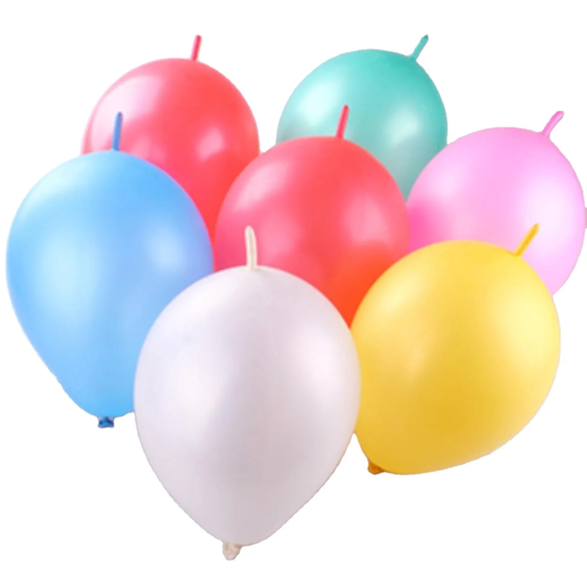 12inch natural latex tail balloons link o loon balloon for decoration