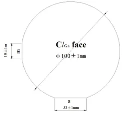 4 inch GaN single crystal substrate GaN wafer (Un-doped)