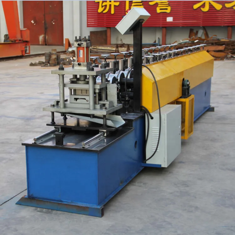 Galvanized steel roll shutter door roll forming machine rolling slats