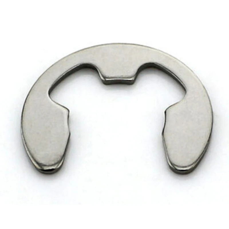 E shape clip washer for shaft stainless steel e-clip lock e clip washer