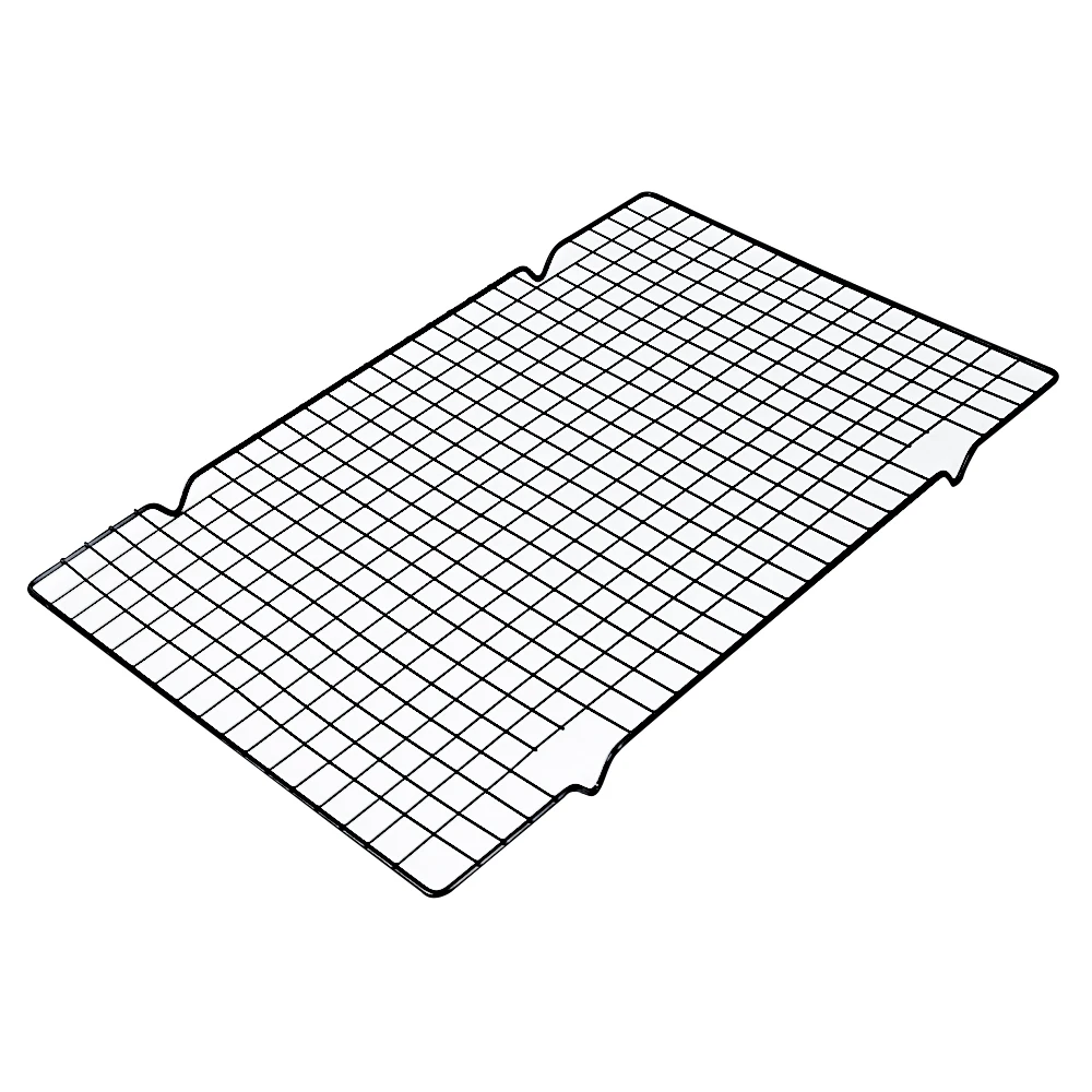 Factory Direct Sale premium Non Stick 40*25 cm Rectangular weber bbq wire grill net rack for baking or BBQ