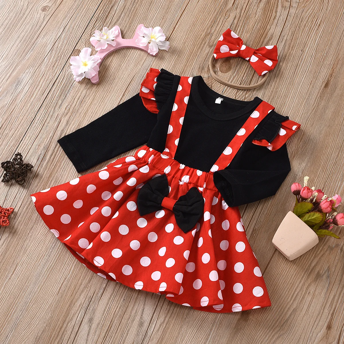 new clothes for baby clothing sets newborn girls 3 pcs outfits TUTU dress with headband for toddler kids wearing clothes