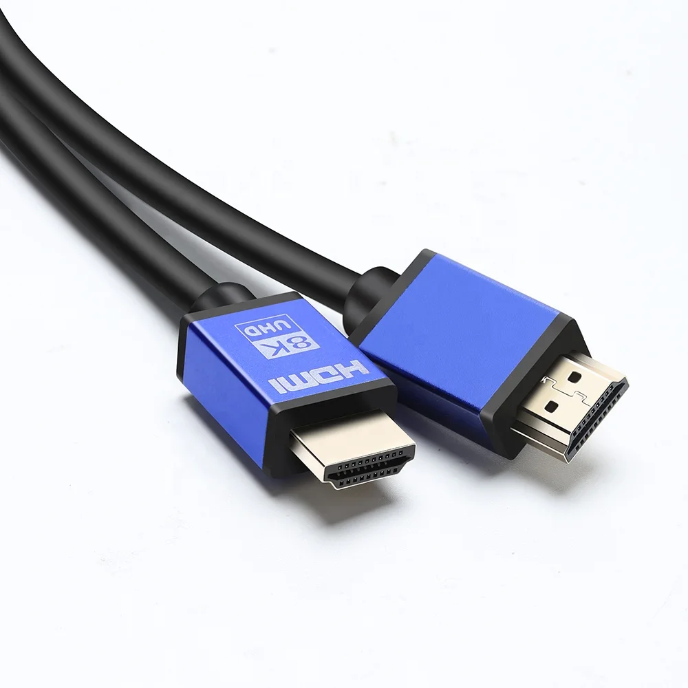  Высокоскоростной позолоченный штекер-штекер 48 Гбит/с 3D 60 Гц HDMI-HDMI кабель 8K для HDTV 1 5 м 3 8 к 2
