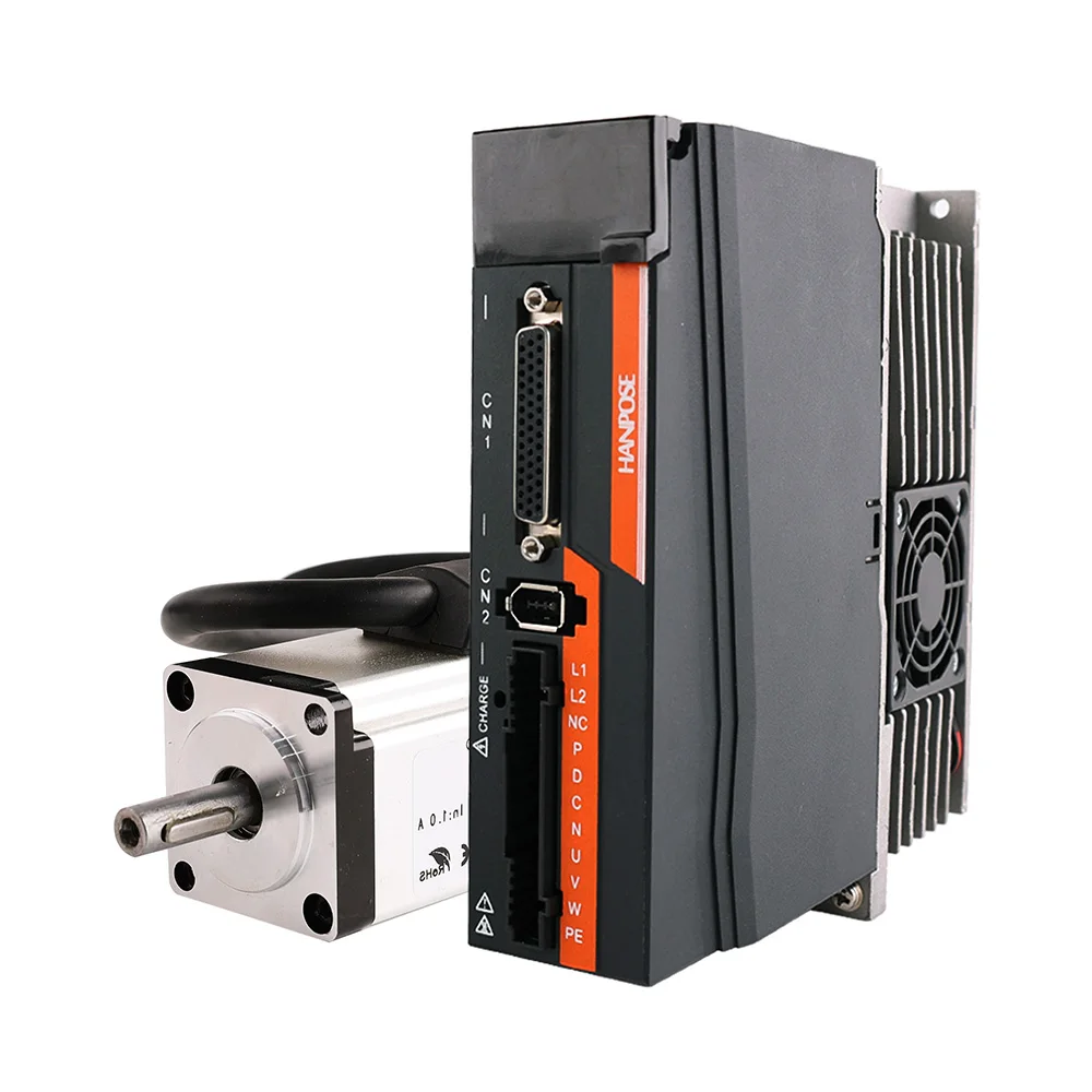 HanBuild 0.01kw mini servo motor kit 40SS10 0.32N.m 1.0A 3000rpm driver ASD210 220V Robot CNC Machine Tool 100w ac servo motor