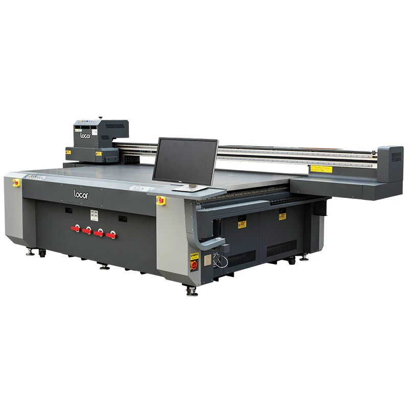 Locor Gen6  Gen5 40cm Height New Model 2.5m*1.3m 2513 Uv Flatbed Printer Uv Hybrid Printer