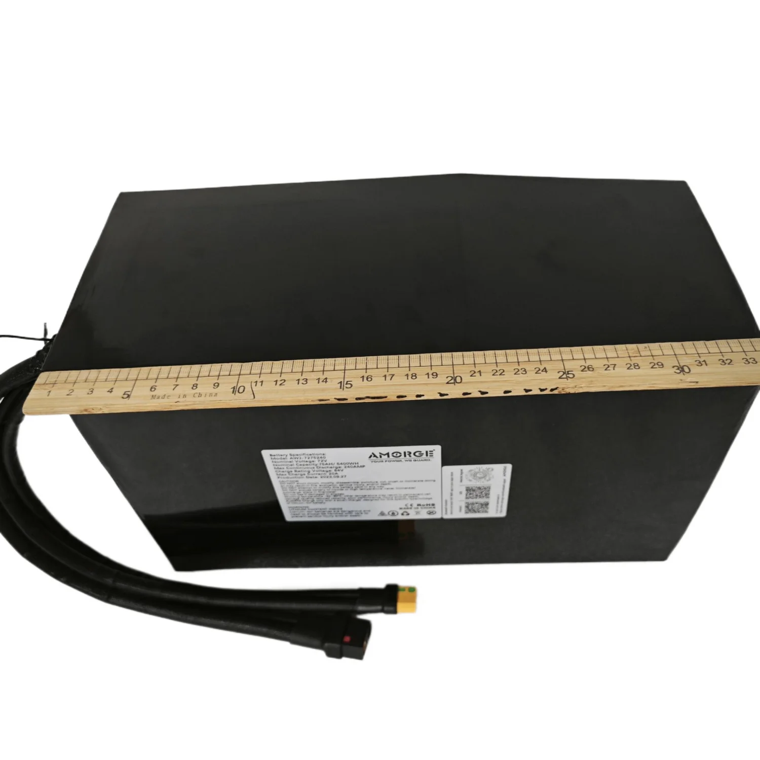 Amorge Customized irregular shape batteries 72v 60AH/63AH/75AH 240A  battery pack  Lishen/ Molicel P42A/ Samsung50S