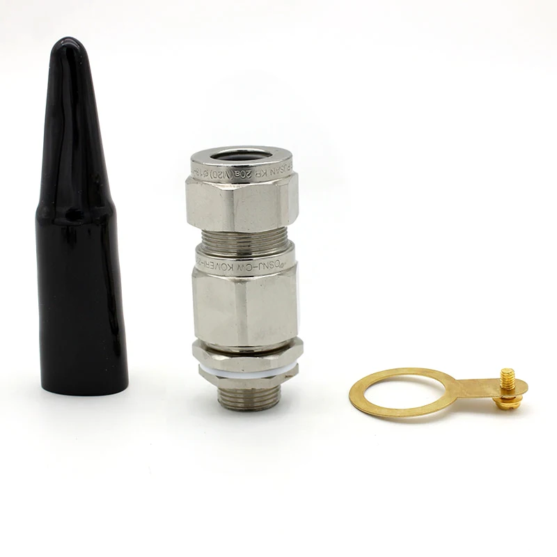 Single Seal EX Cable Gland IP66 Exd II C Certificated Gas Oil Dust Marine Explosive-proof Explosion Proof Cable Gland