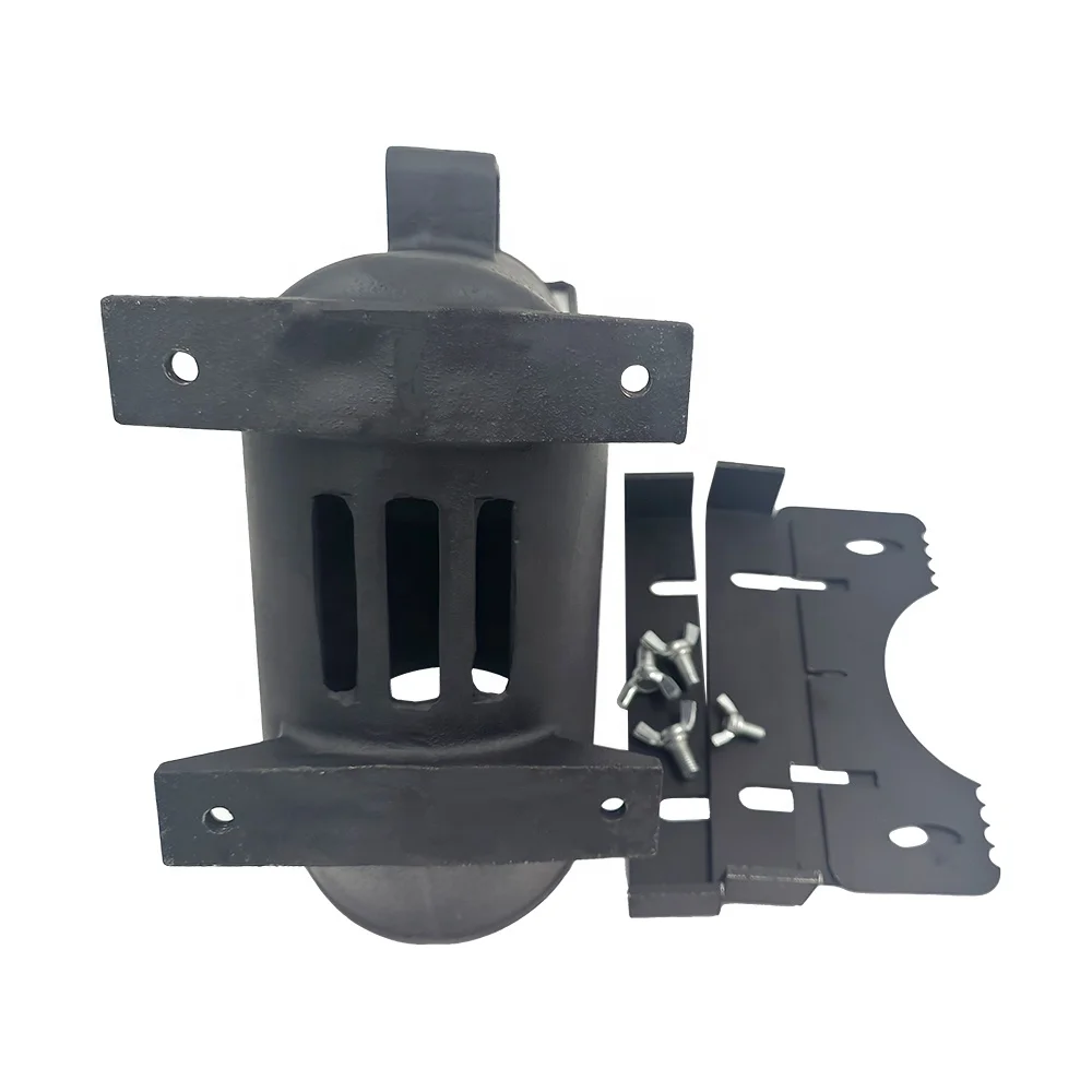 Outdoor Camping Gear Cast Iron Classic Rocket Stove With Handle For Cooking BBQ