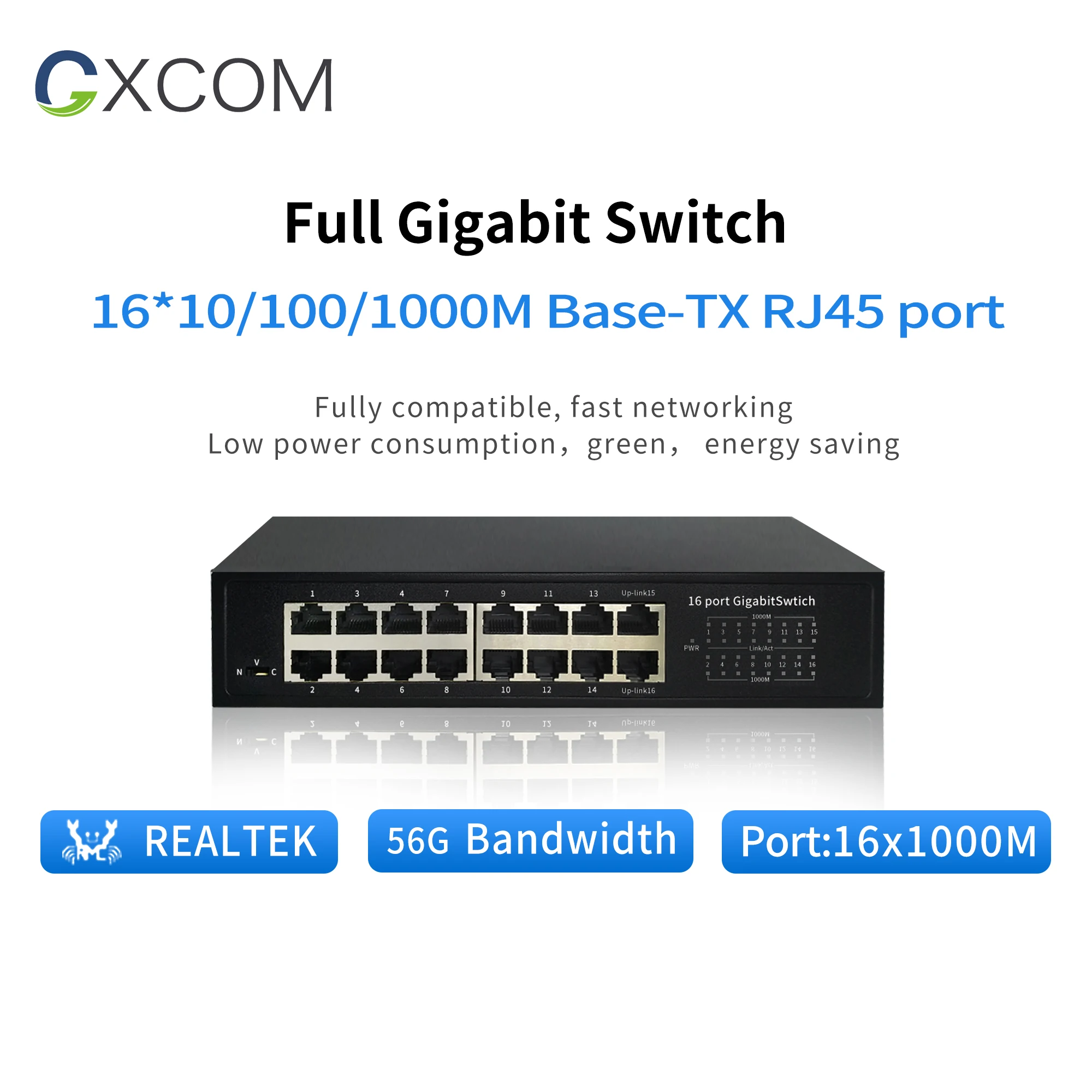  5 8 16 24 port 10/100/1000Mbps unmanaged Plug and Play desktop gigabit Ethernet network