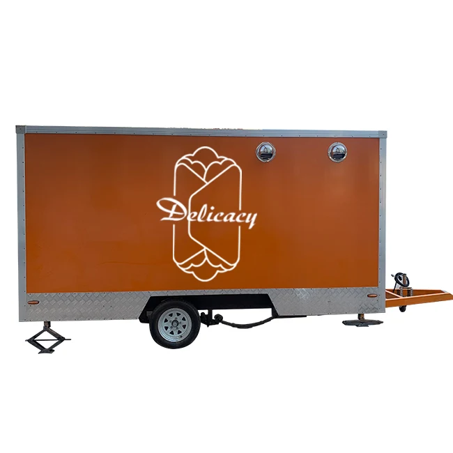 Custom Design Decorating Travel Trailer For Small Car Mobile Salon Truck