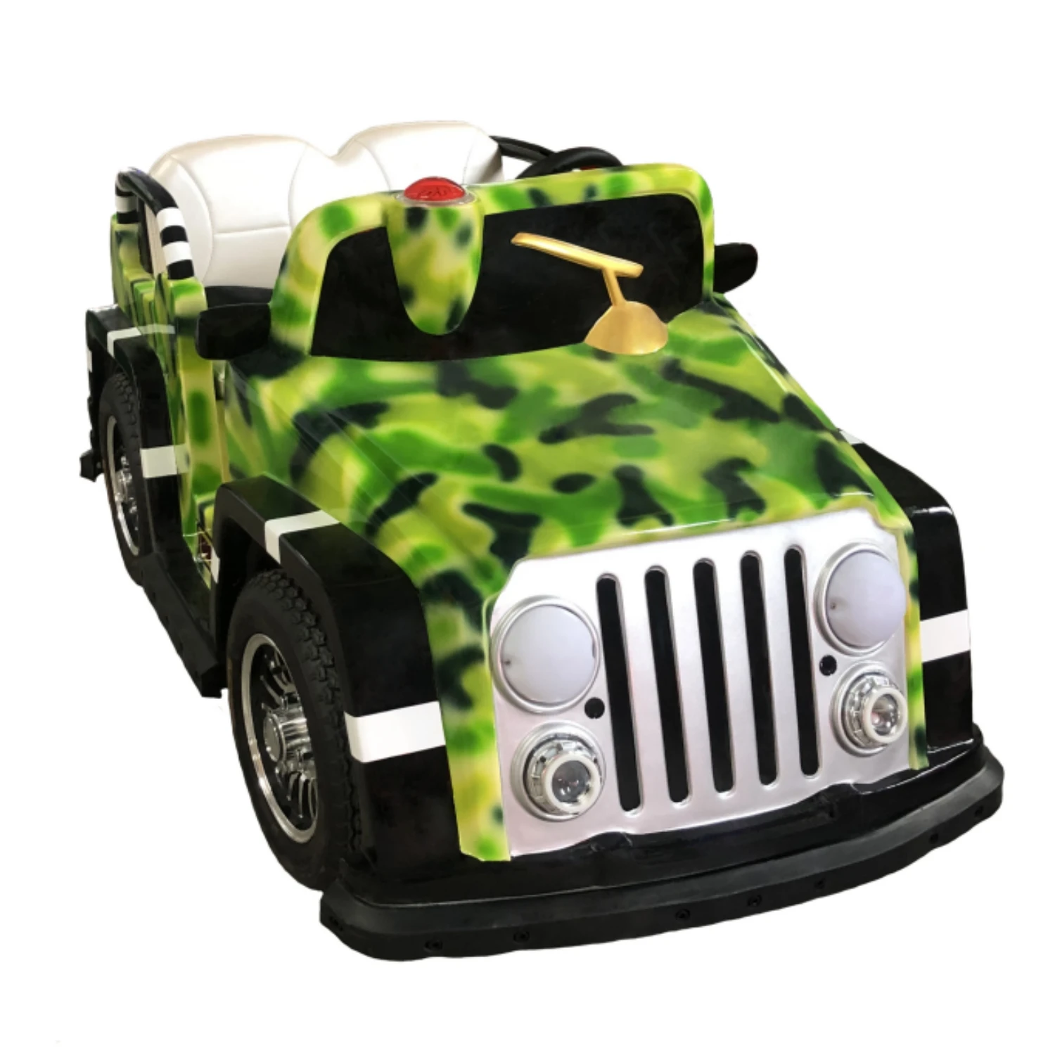 Entertainment Kiddy Ride Car Camouflage JEEP Kids Bumper Car Electric Drift Car For Children