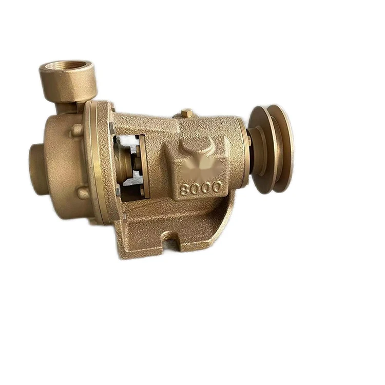 Custom Your Brand Logo Electric Marine 1.2 Inch Copper Sea Water Pump For Boat Ship Vessel