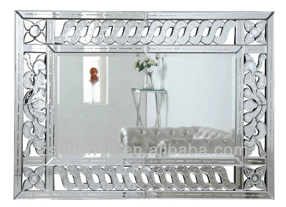 Modern Hot selling Handmade Unique Contemporary 3D Wall art decor mirror for Living room Hotel