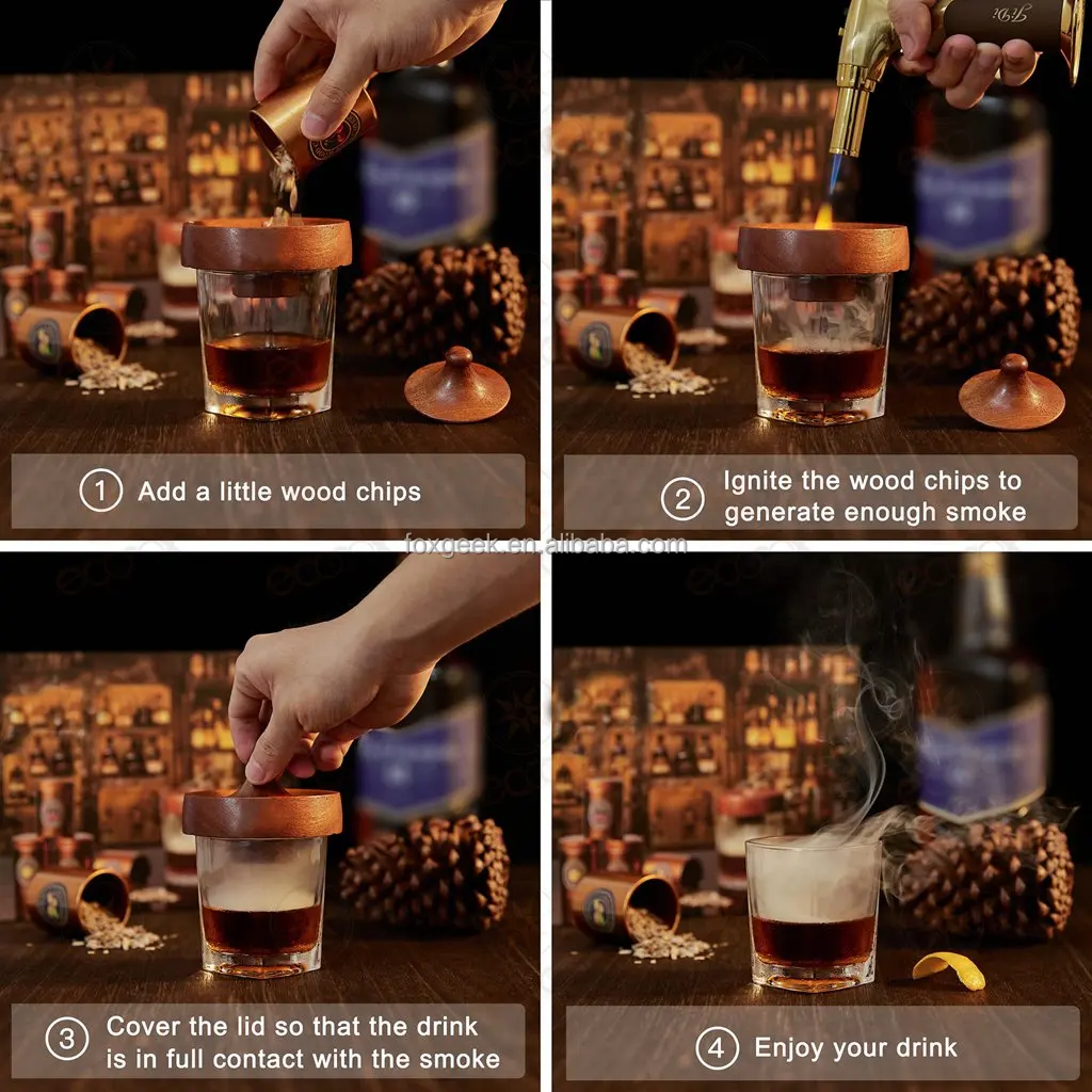 Набор для приготовления коктейлей Bartending с фонариком новые модели 2023 года не очаровательный дизайн безопасный детей фонарик замком деревянная