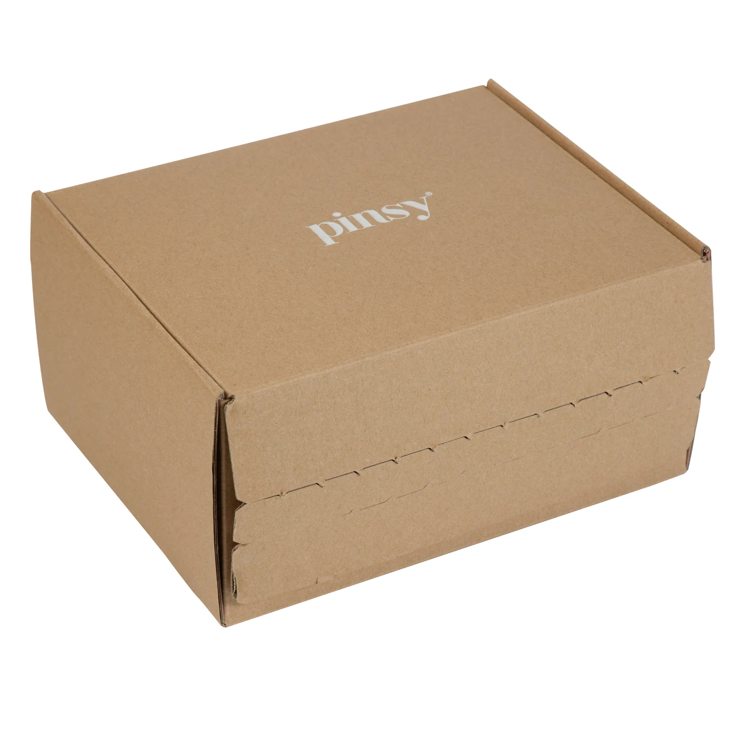 Private Customized Logo Design Food Clothing Tools Accessories Zipper Knife Kraft Corrugated Boxes Tear Strip Shipping Box