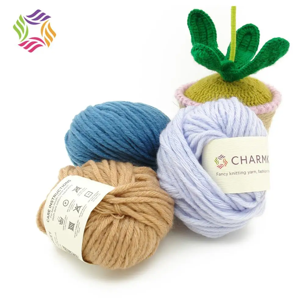  Бесплатные образцы ручная вязка продажа вязаных нитей 100% Детская Пряжа сделано в Китае акриловая пряжа для ручного вязания