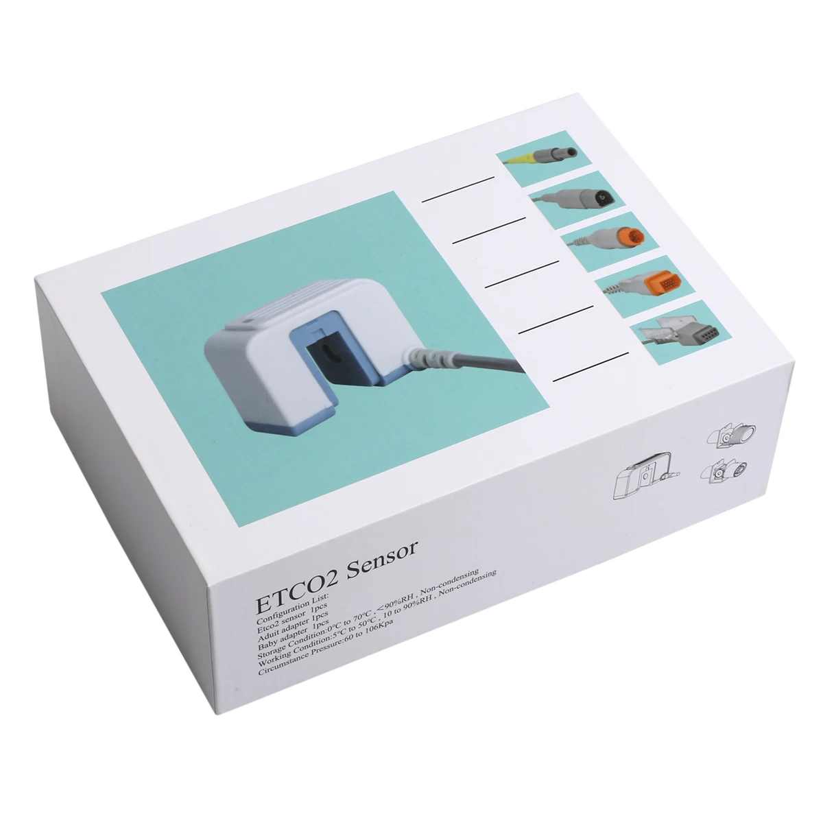 Основной датчик Capnography EtCO2 совместимый с модулем Masimo CO2