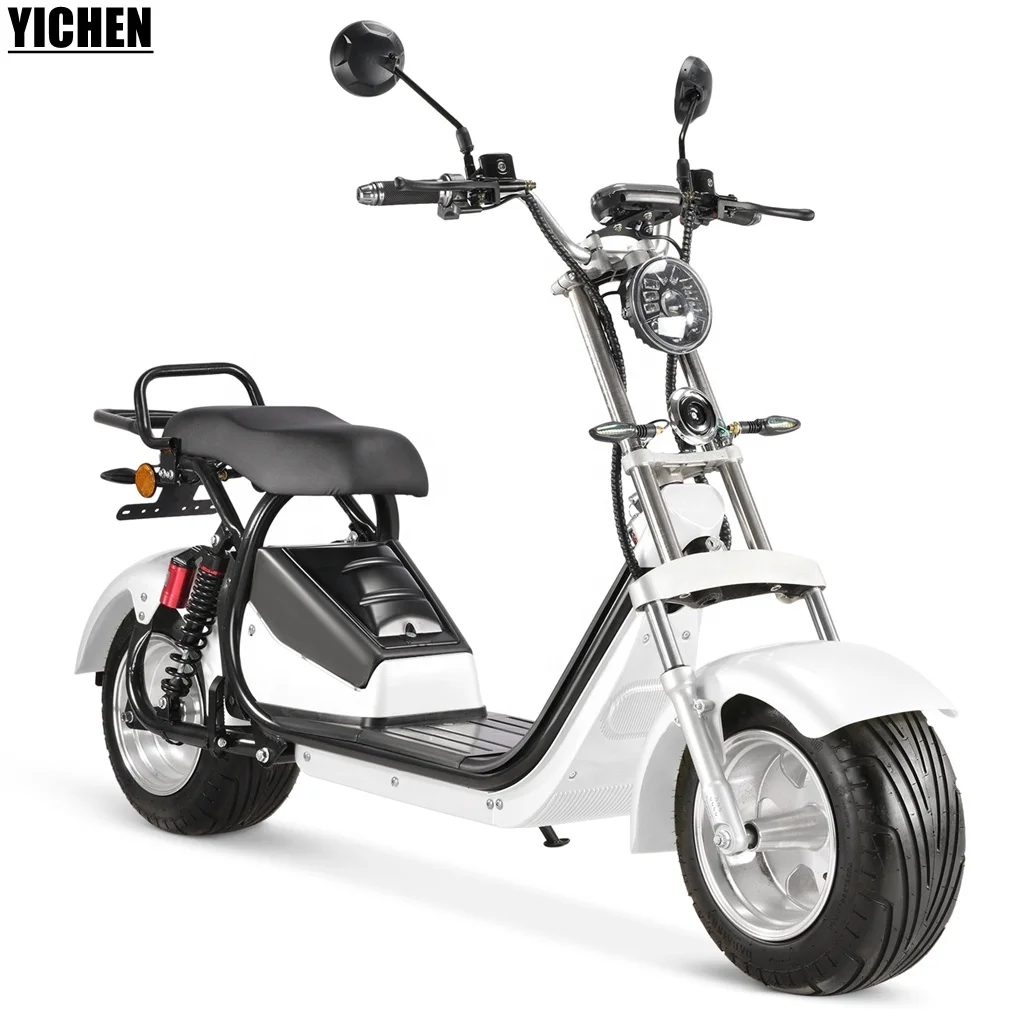 YICHEN Прохладный Elektroroller Европейский склад 48В 60В литиевая батарея Съемная 12 дюймов обод 15000 Вт Электрический скутер