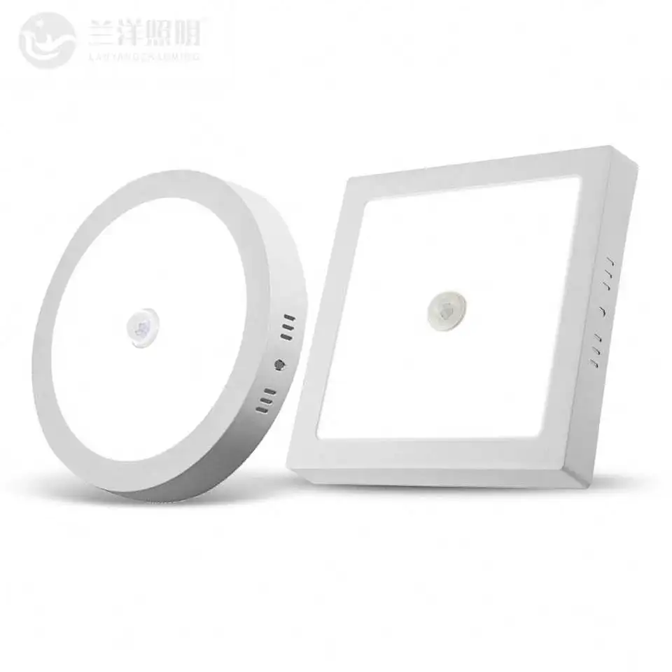Wholesale 18W Round Rgb Modular Smart Control Motion Sensor 600*600 adjustable led panel light surface mounted frame