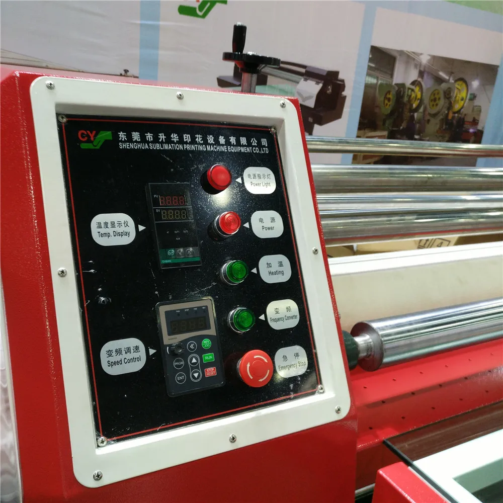 J 1700mm Width Textile Sublimation Calender roll to roll Fabric Printing Heat Press Machine